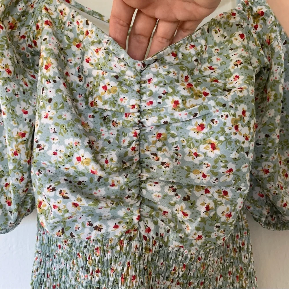 Lucy Paris Smocked Printed Dress - Picture 11 of 13